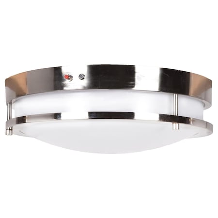 Or 20466LEDD-CH-ACR 4.75 x 18 in. Solero Dimmable LED Flush Mount, Chrome & Acrylic Lens OR2517019